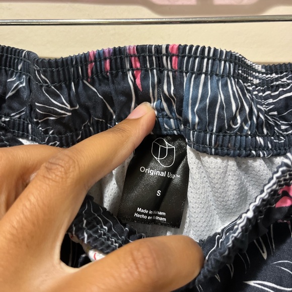 Men’s Colorful Leaves Swim Trunks - Picture 3 of 3